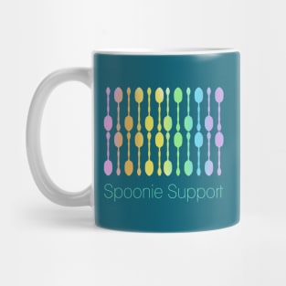 Spoonie Support! (Rainbow Ombre) Mug